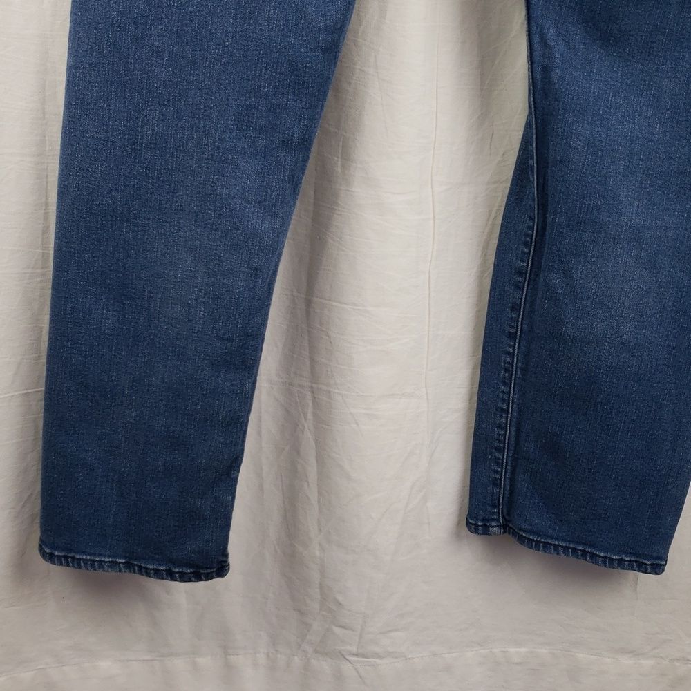 Lee Men's 40X30 Slim Fit Straight Leg Blue Jeans - Picture 9 of 13